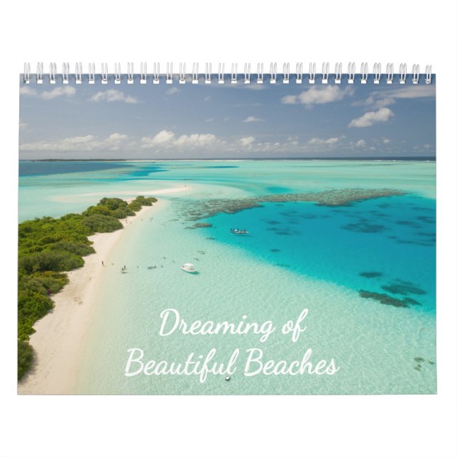 Calendário Dreaming of Beautiful Beaches 2026  (Capa)