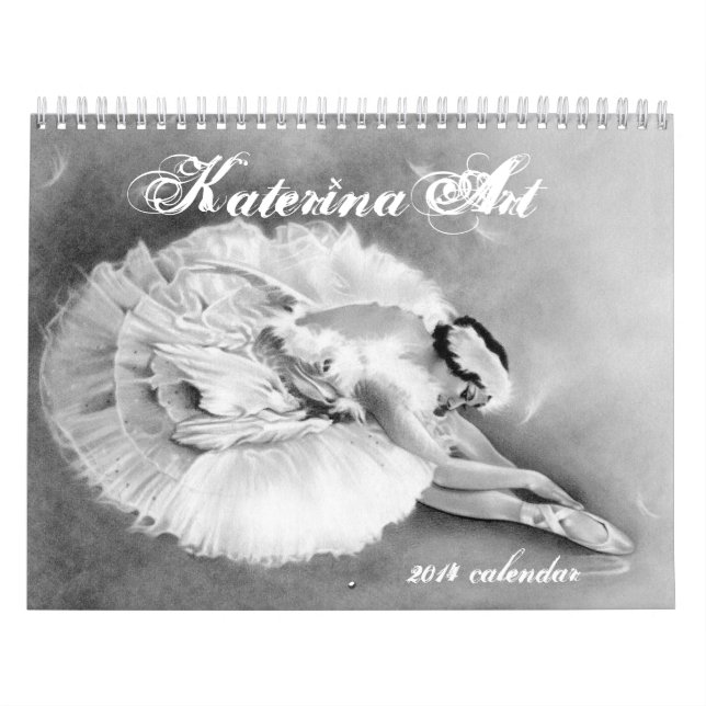 Calendário Dreamy Ballerinas 2014 Calendar KaterinaArt (Capa)