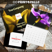 Dreamy whimsical flowers 2026 custom calendar