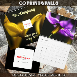 Calendário Dreamy whimsical flowers 2026 custom calendar