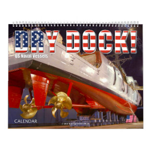 Calendário DRY DOCK! - Navios Navais dos EUA