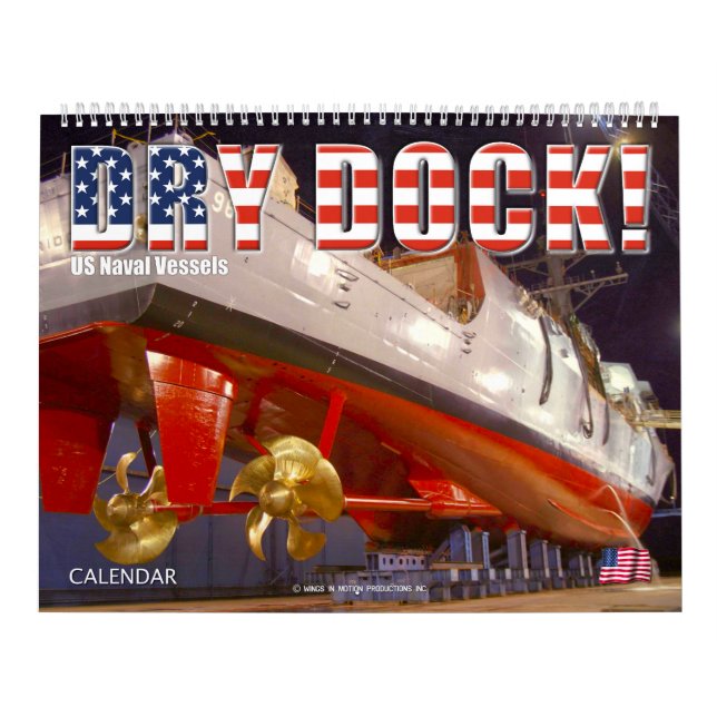 Calendário DRY DOCK! - Navios Navais dos EUA (Capa)
