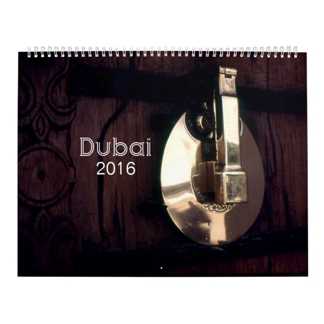 Calendário Dubai 2016 (Capa)