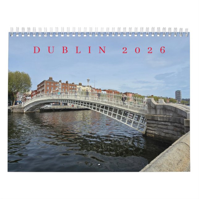 Calendário Dublin 2026 calendar (Capa)