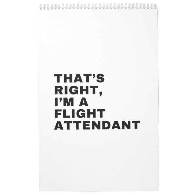 CALENDÁRIO É ISSO QUE EU SOU UM ATENDENTE DE VOO (Capa)