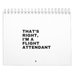 CALENDÁRIO É ISSO QUE EU SOU UM ATENDENTE DE VOO