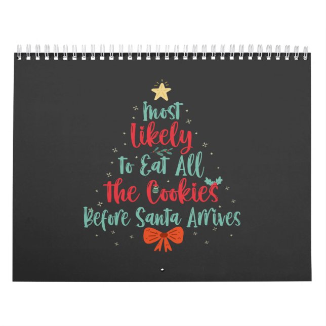 Calendário É Mais Provável Comer Todos Os Cookies Antes Dos P (Capa)