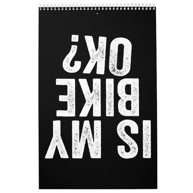 Calendário É O Meu Presente Engraçado Para Os Bikers? (Capa)