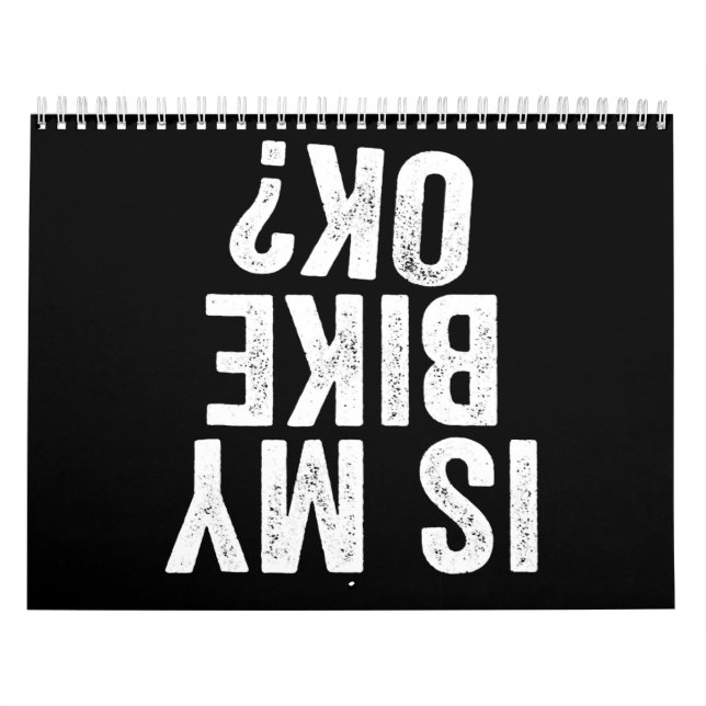 Calendário É O Meu Presente Engraçado Para Os Bikers? (Capa)