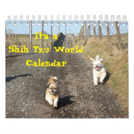 Calendário É Um Mundo Shih Tzu