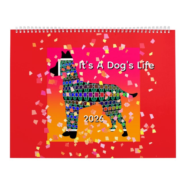Calendário É uma diversão para a vida de um cão (Capa)