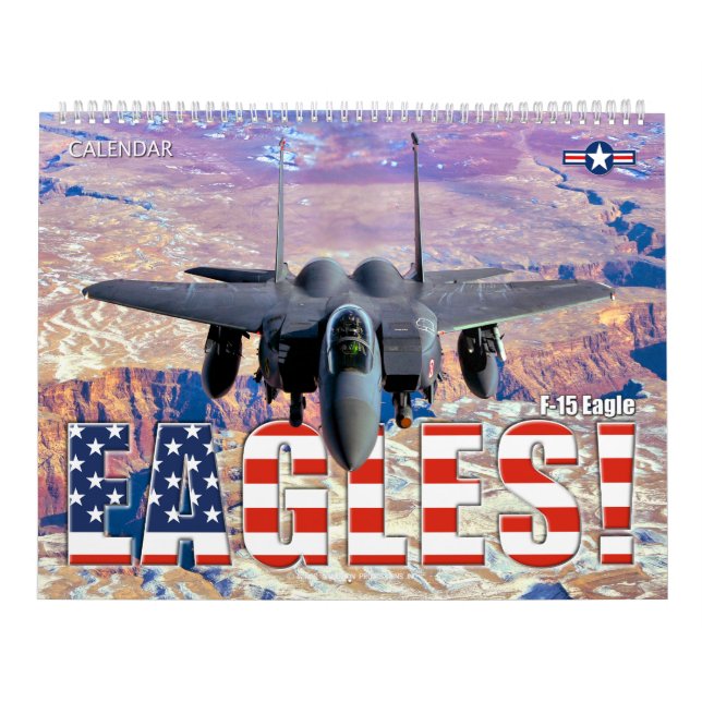 Calendário EAGLES! - F-15 Eagle (Capa)