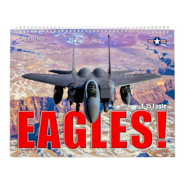 Calendário EAGLES! - F-15 Eagle (Capa)