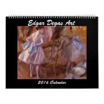 Edgar Degas Art 2016 Calendar