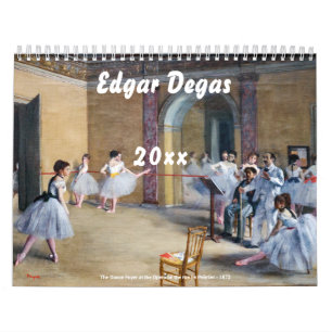 Calendário Edgar Degas Calendar