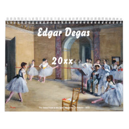 Calendário Edgar Degas - Seleção de Mastercastas