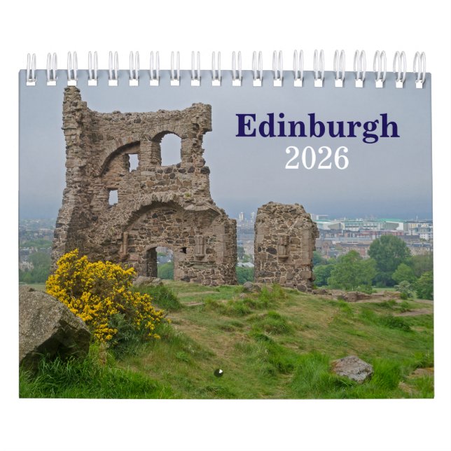 Calendário Edinburgh 2026 Calendar (Capa)