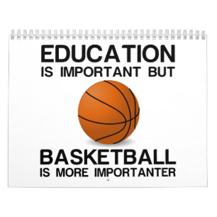 CALENDÁRIO EDUCAÇÃO IMPORTANTE BASQUETE MAIS IMPORTANTE