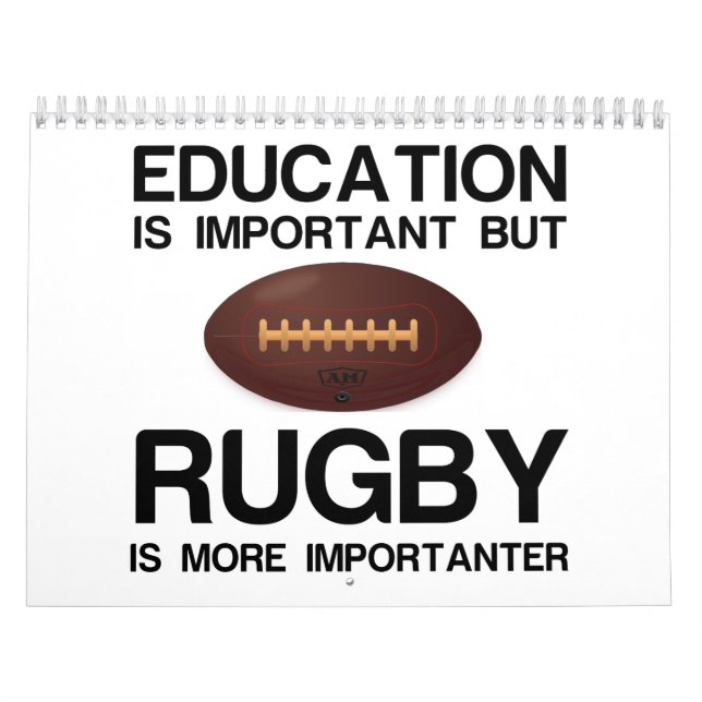 CALENDÁRIO EDUCAÇÃO IMPORTANTE RUGBY MAIS IMPORTANTE (Capa)