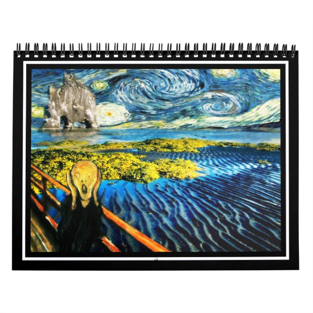 Calendário Edvard encontra Vincent (Capa)