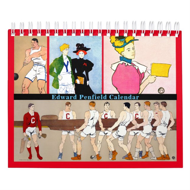 Calendário Edward penfield (Capa)