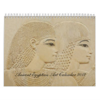 Calendário egípcio antigo 2012 da arte