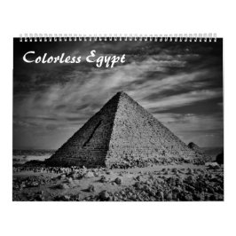 Calendário Egipto incolor