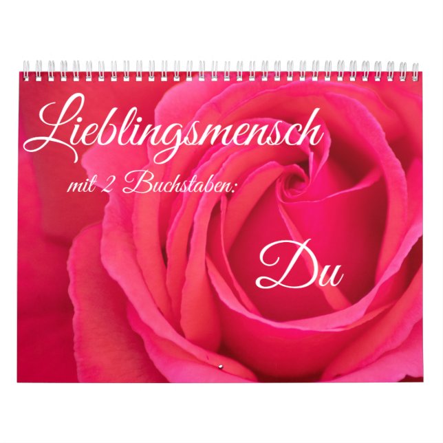 Calendário Ein ganzes Jahr Blumen für Deinen Lieblingsmensch! (Capa)