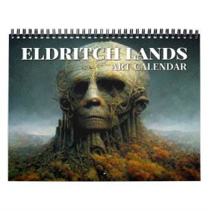 Calendário Eldritch Lands 1 Dark Fantasy Art Calendar 2025