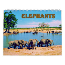 Calendário elefantes