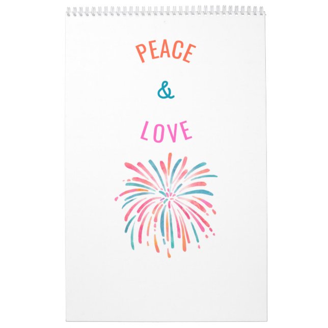 Calendário Elegant Custom Photo Calendar (Capa)