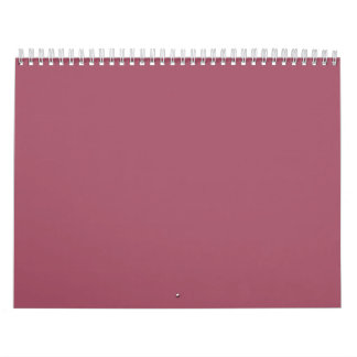 Calendário Elegante Travesseiro Rosa Empoeirado