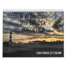 Em Meus Passos: Estrada nos EUACalendário 2020