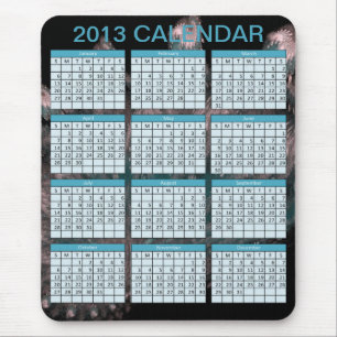 Calendário em um Mousepad