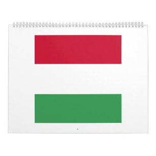 Calendário Emblema de Sinalizador da Hungria