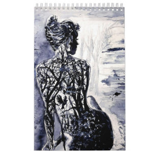 Calendário Emoções - Impressão a Aquarela