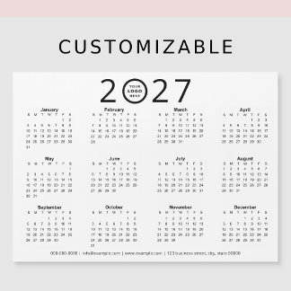 Calendário Empresarial com Logotipo Personalizado