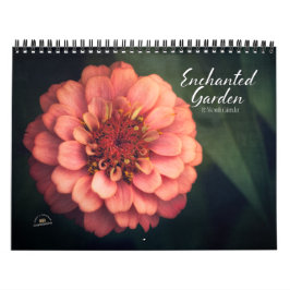 Calendário Enchanted Garden 12-Month Calendar