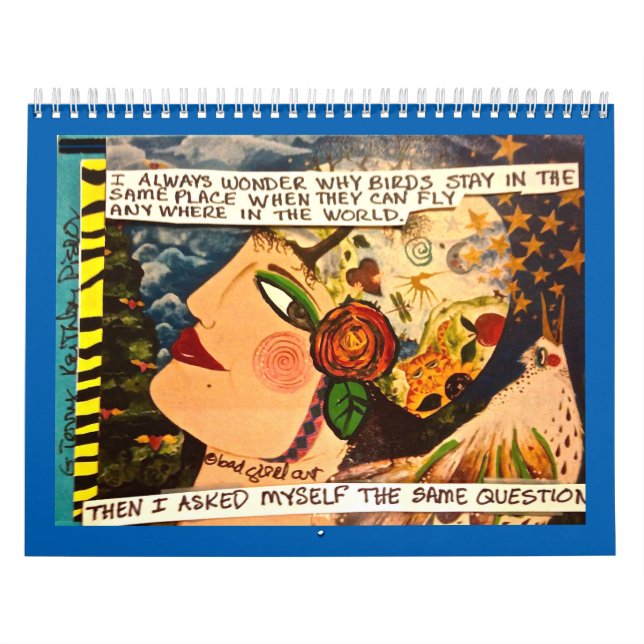 CALENDÁRIO ENCHIDO COM A ARTE MÁ DA MENINA (Capa)