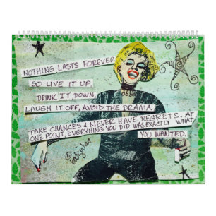 CALENDÁRIO ENCHIDO COM A ARTE MÁ DA MENINA