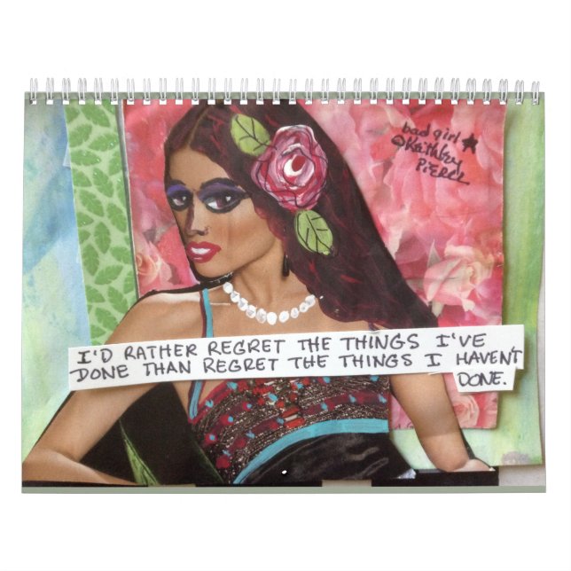 CALENDÁRIO ENCHIDO COM A ARTE MÁ DA MENINA (Capa)