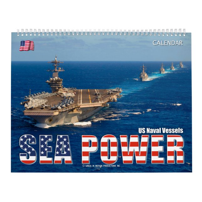 Calendário ENERGIA MARÍTIMA - Navios Navais dos EUA (Capa)