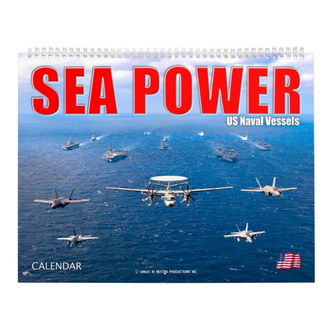 Calendário ENERGIA MARÍTIMA - Navios Navais dos EUA (Capa)