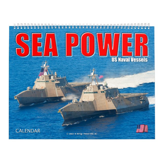 Calendário ENERGIA MARÍTIMA - Navios Navais dos EUA (Capa)