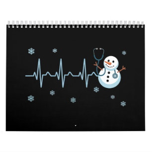 Calendário Enfermeira Coração de Neve Natal 