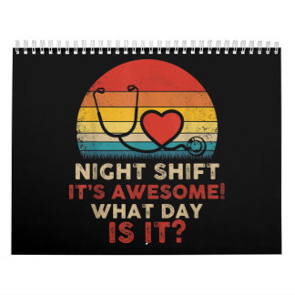 Calendário Enfermeira Engraçada