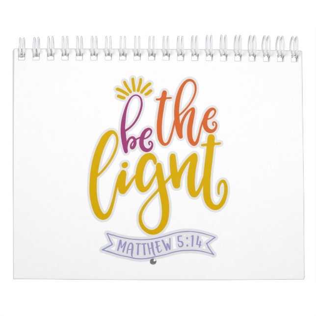 Calendário Engraçado Ser Uma Luz Neste Mundo (Capa)