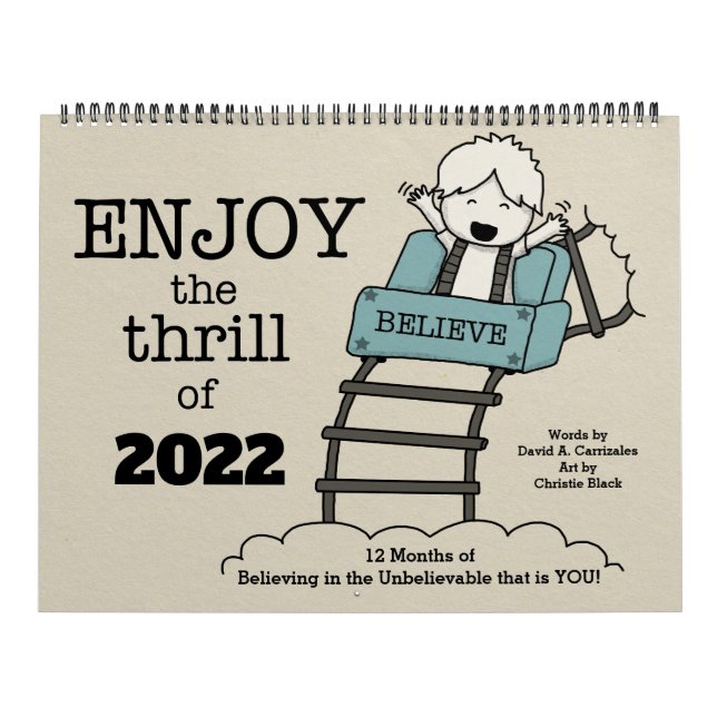 Calendário Enjoy the Thrill of 2022 (Large) Calendar (Capa)