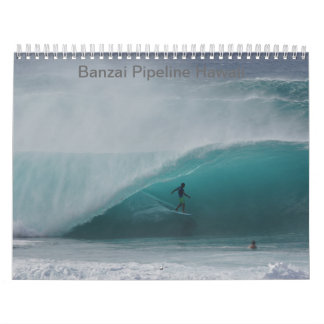 Calendário Enorme Pipeline de Surf de inverno