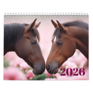 Calendário Equídeos Majestosos 2026: Estações do Cavalo